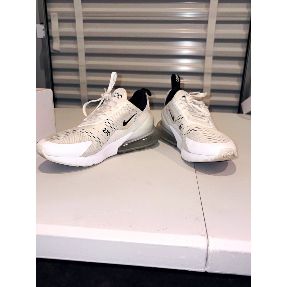 Nike Air Max 270 Low Top Men's Sneaker White/Black Lace-Up 2017 AH6789-100 8.5